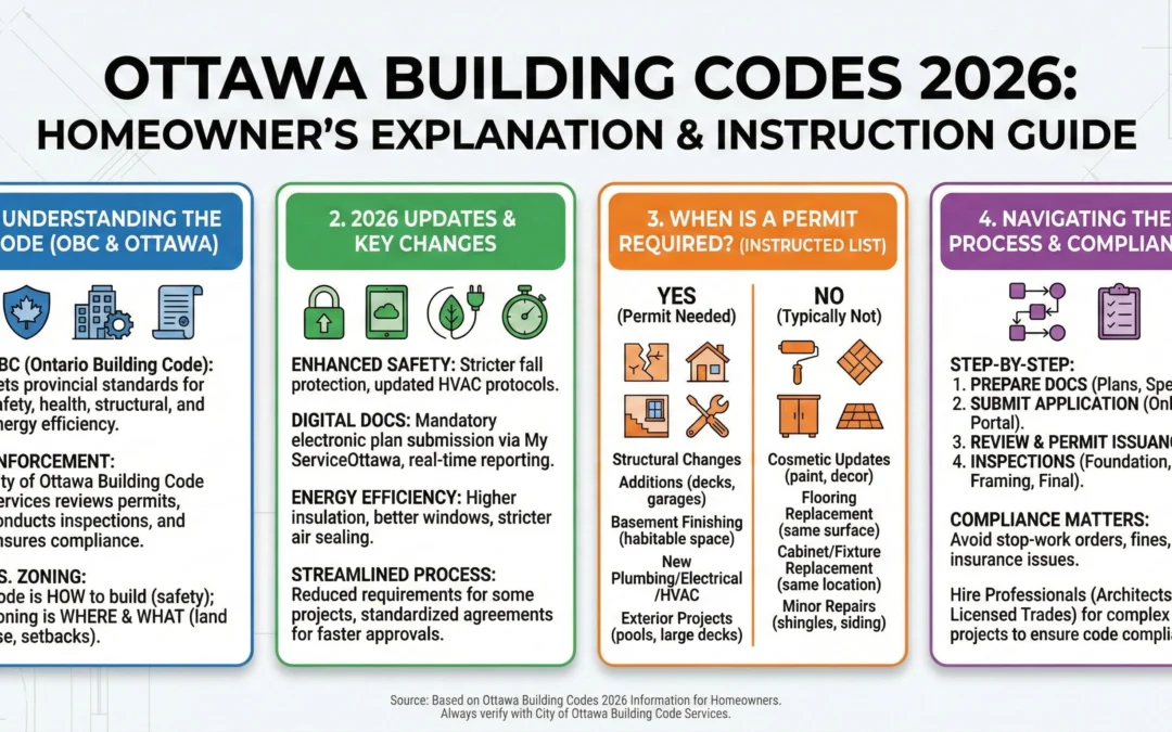 Ottawa Building Codes 2026: What Homeowners Need to Know for Renovations